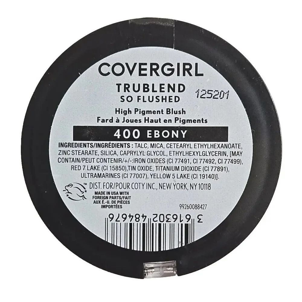 COVERGIRL TruBlend So Flushed, 400 Ebony, High Pigment Bronzer/Blush, 0.33 oz